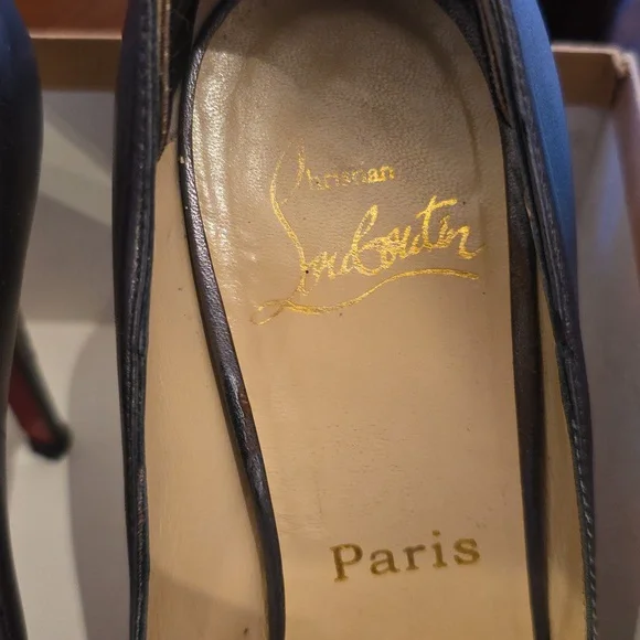 Silver Louboutin Jenny Heels, 36.5 - Picture 5 of 9